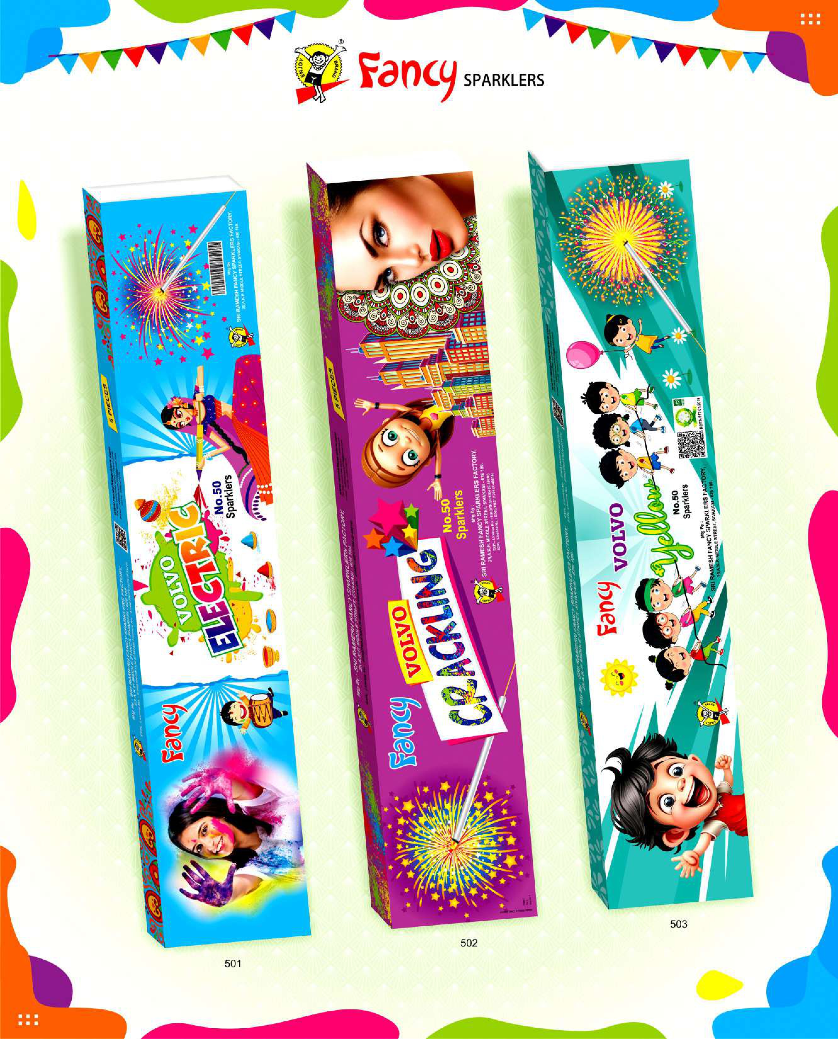 50 CM ELECTRIC SPARKLERS